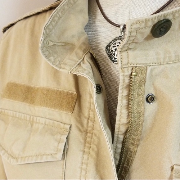 🆕OLD NAVY Front Zip Military Utility Field Jacket - Picture 6 of 8